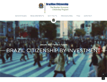 Tablet Screenshot of braziliancitizenship.com